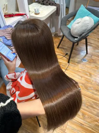 ロング 透明感カラー/京橋/ reikoのヘアスタイル