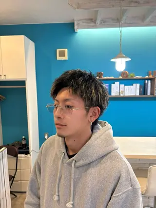 ショート メンズ 神 日向のヘアスタイル