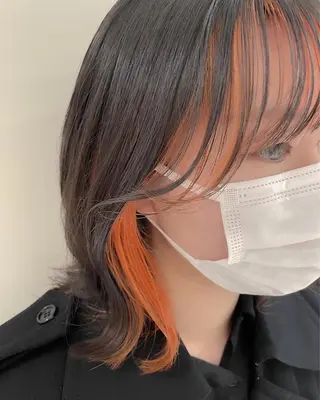 ミディアム カラー Ma ruのヘアスタイル