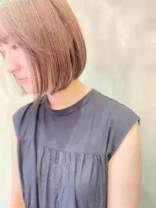 ミディアム 安藤 明日翔のヘアスタイル