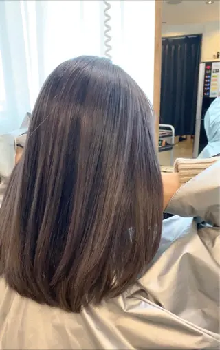 セミロング カラー ヘアアレンジ 綺麗な髪質にしたい方 限定🌈清水 祥のヘアスタイル