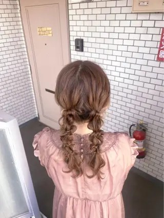 ヘアアレンジ 垢抜けヘアメイク🫧 JURI🪽のヘアスタイル