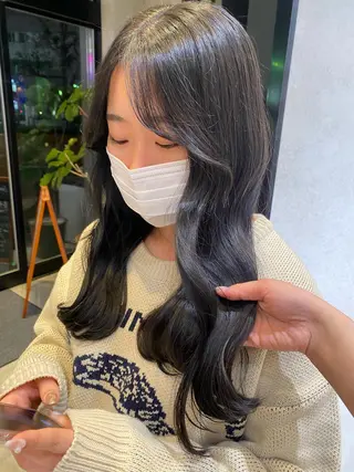 ロング カラー ヘアアレンジ yuuri🎀/大宮 /韓国ヘア/レイヤーのヘアスタイル