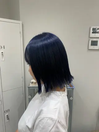 ミディアム カラー ヘアアレンジ ボブ /ニュアンス/ satomi🧸💖のヘアスタイル