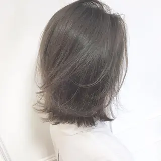 ミディアム カラー パーマ ヘアアレンジ ◆感動口コミ/最小顔 理論カット◆森口 峻のヘアスタイル