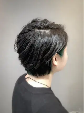 ショート カラー イメチェン☆丁寧接客 田中 優貴のヘアスタイル