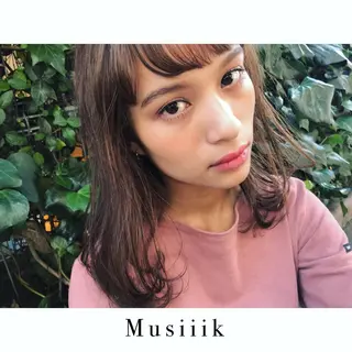 ミディアム パーマ Musiiik hairのヘアスタイル