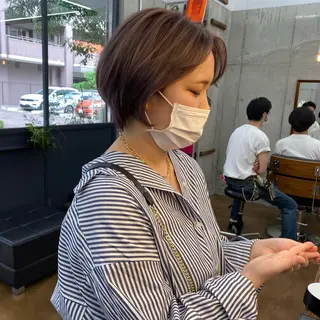 ショート ハイトーン/デザイン hirokiのヘアスタイル