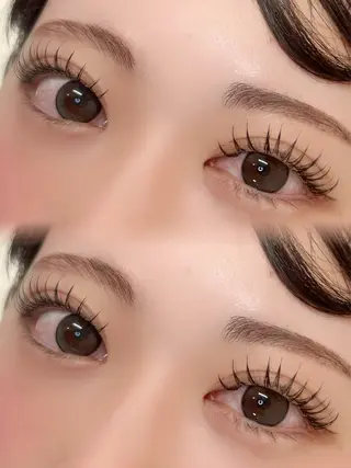 マツエク・マツパ total beauty salon felic'ita所属・LED/パリエク/ 上下/束感まつげのマツエク・マツパデザイン