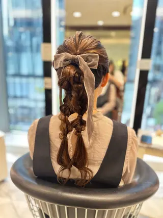 ヘアアレンジ 韓国カラーお任せ❤️ アサコサユリ🎀の眉毛・アイブロウイメージ