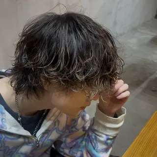 パーマ メンズ シャドウ/縮毛矯正 メンズカット/みのるのヘアスタイル