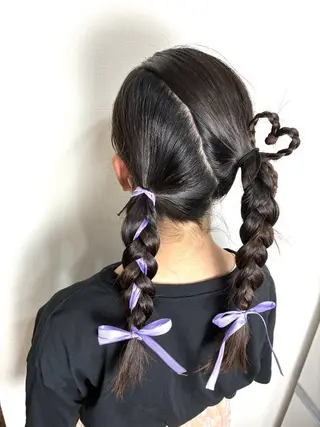 セミロング ヘアメイク/着付け AYAKAのヘアスタイル