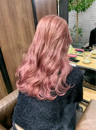 ミディアム カラー ARCANAブリーチ ダブルカラー🌟原宿のヘアスタイル