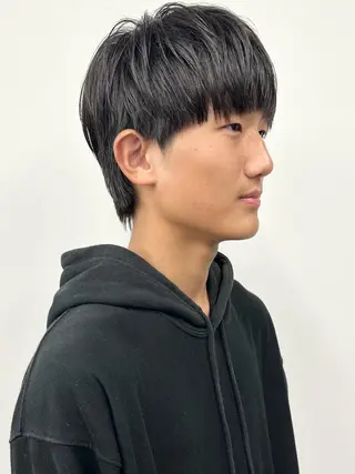 ショート メンズ ボブ/ゆるふわ ボブパーマ/とういのヘアスタイル