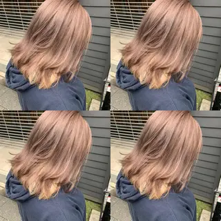ミディアム ✨縮毛矯正✖︎顔周り レイヤー✨ナカムラのヘアスタイル