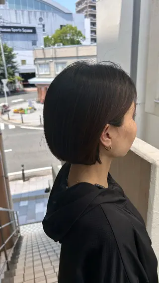 ショート copal所属・Karen🫶🏻 艶重視のヘアスタイル