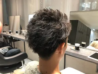 ショート カラー パーマ メンズ 髪質改善🌈縮毛矯正 荻原　達矢のヘアスタイル