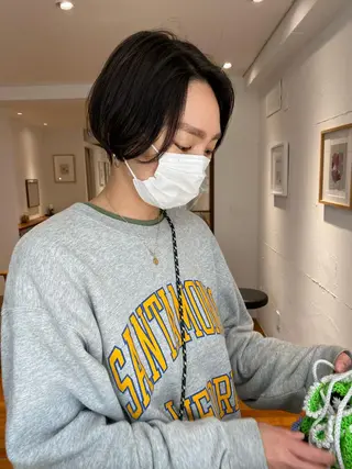 ミディアム カラー 🟩白髪ぼかし/ボブ /ショートヘア/大司のヘアスタイル