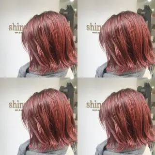 ミディアム 亀川蓮 Agu hairのヘアスタイル