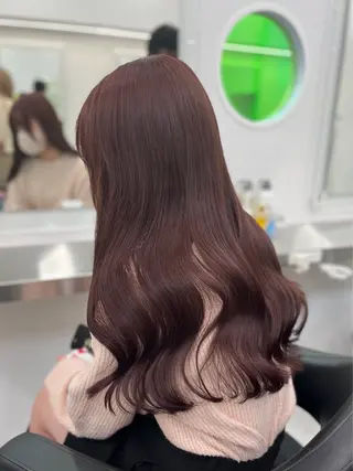 ロング カラー 透明感うる艶カラー 🤍MANAMIのヘアスタイル