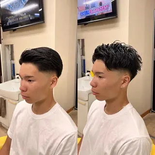 ショート ヘア ブンブンのヘアスタイル