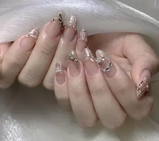 ネイル By moonネイル 🌷ワンホン/韓国風のネイルデザイン