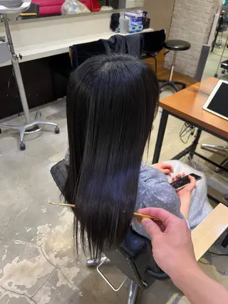 セミロング カラー ✨縮毛矯正/髪質改善 錦糸町/松坂拓馬のヘアスタイル