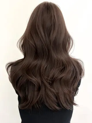 ロング カラー 🎀透明感× 赤み消し🎀正源のヘアスタイル