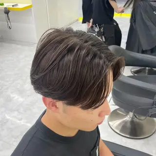 パーマ メンズ 🦋色落ち綺麗カラー メンズYUZU🦋‪のヘアスタイル