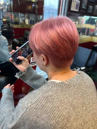 カラー メンズ 横浜ロングミディアム レイヤー/ 平林侑馬のヘアスタイル