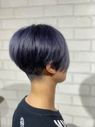 ショート カラー ✨ハイトーン カラー福岡拓也✨のヘアスタイル
