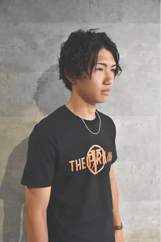 ショート パーマ メンズ hair salon Glanzのヘアスタイル