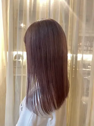 ロング 藤原 百花のヘアスタイル