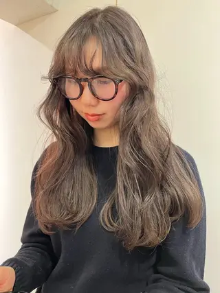 カラー レイヤーカット🍏 オリーブ/ののかのヘアスタイル