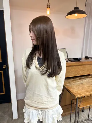 ロング カラー ボブ&顔まわりレ イヤー♡TOMOE♡のヘアスタイル