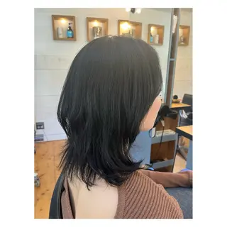 ミディアム Lagom なかだのヘアスタイル