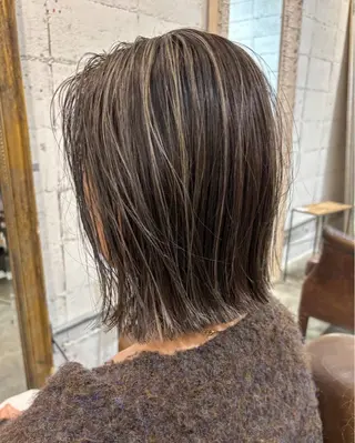 ミディアム 宇野愛華∕ パーマスタイルのヘアスタイル