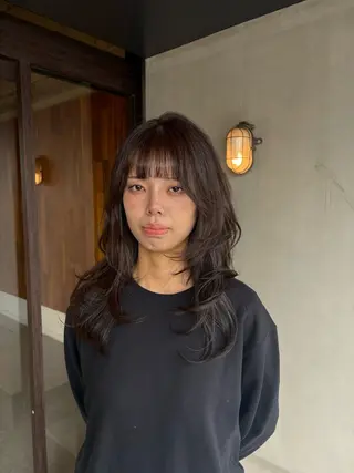 セミロング 🎀韓国レイヤー/透 明感カラー/airiのヘアスタイル