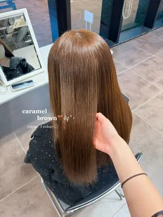 ロング カラー 𝐇𝐚𝐧𝐚 /モデル募集中🎀のヘアスタイル