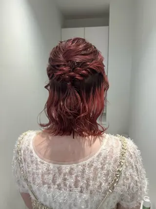 ヘアアレンジ アレンジ/ブラウン カラー HARU🕯のヘアスタイル