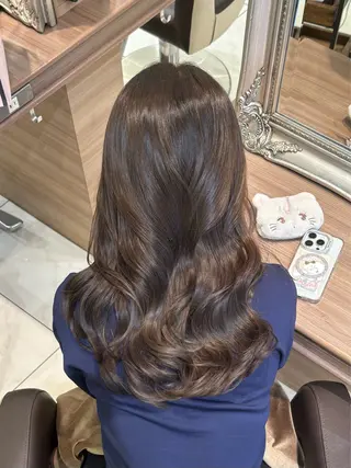 ロング 🇰🇷韓国スタイル |カラー🎀mikuのヘアスタイル