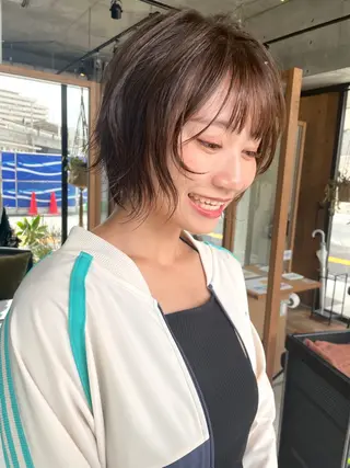 ショート FERIA池田 田岡啓佑のヘアスタイル