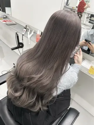 ロング カラー カットモデル募集中/ 新潟万代/かのん🎀のヘアスタイル