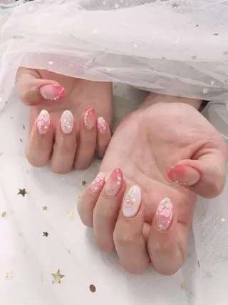 ネイル MiKi Nai池袋 長さだし得意のネイルデザイン