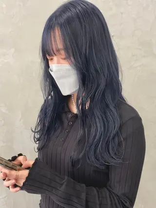 セミロング カラー Maison Halu YUKIのヘアスタイル