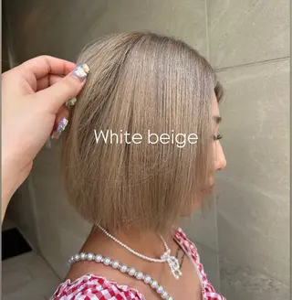 ミディアム カラー レイヤー🎀透明感 カラー|ワンホンのヘアスタイル