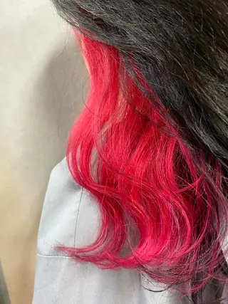 ミディアム カラー パーマ ヘアアレンジ 年間1500人担当 代表 南一路のヘアスタイル