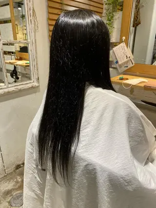 ロング 長濱 俊のヘアスタイル