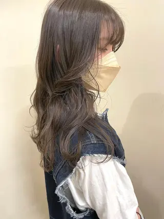 カラー ayaka 縮毛矯正レイヤーのヘアスタイル
