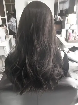 ロング カラー 髪質改善/ 艶髪カラー/益田直幸のヘアスタイル